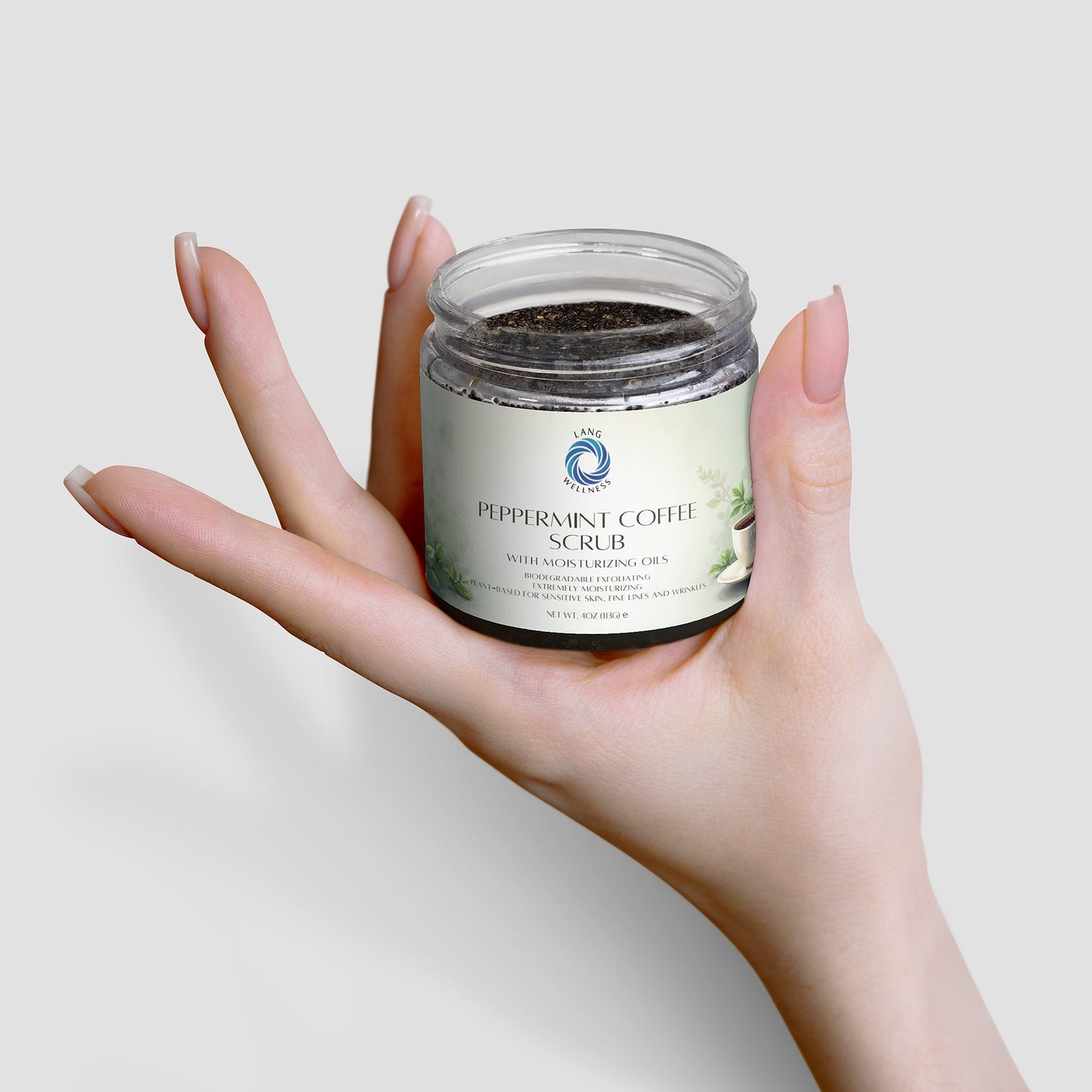 Peppermint Coffee Scrub