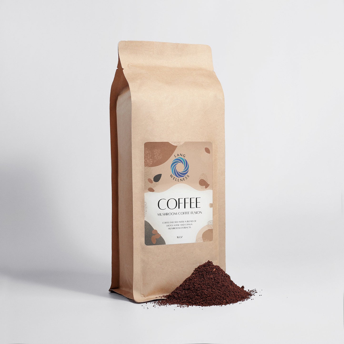Mushroom Coffee Fusion - Lion’s Mane & Chaga 16oz